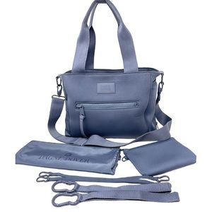 Dagne Dover Blue Wade Diaper Bag with Crossbody Strap